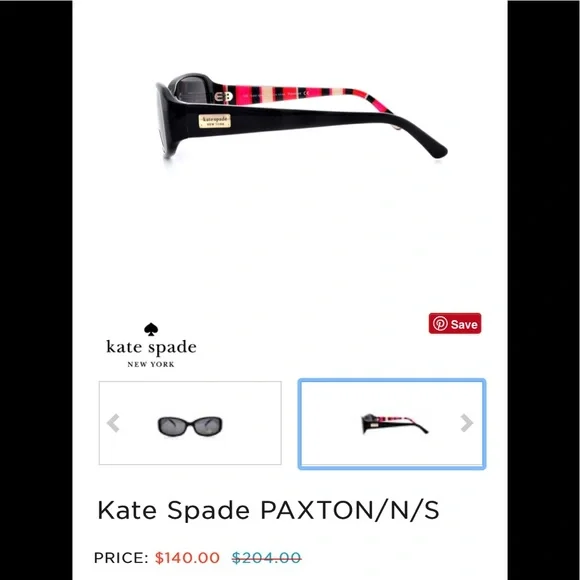 Kate Spade Black Sunglasses - Picture 8 of 8